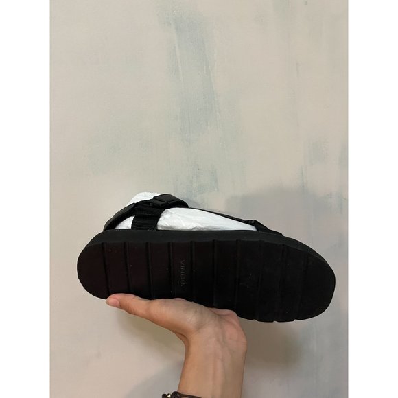 VINCE Sandals, velcro black 10 Luxury comfort - Picture 5 of 11